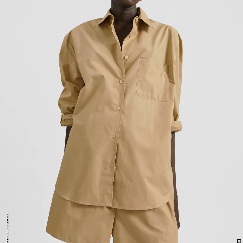 Frankie Shop-Lui Organic Shirt & shorts Set -Size S - Picture 2 of 14